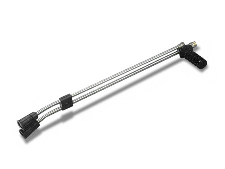 Копьё 660мм нерж. сдвоенное с регулятором давления М22ш без форсунки ВД