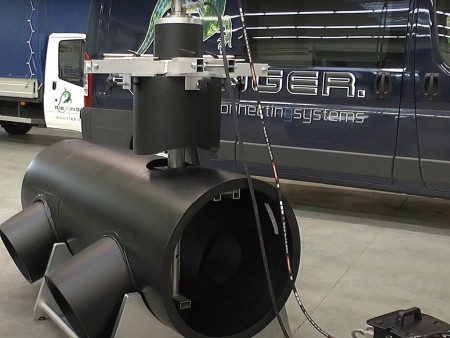 Сварочный аппарат ASV 3 для изготовления неравнопроходных тройников из полимерных труб RIEXINGER Сварочный аппарат ASV 3 для изготовления неравнопроходных тройников из полимерных труб RIEXINGER